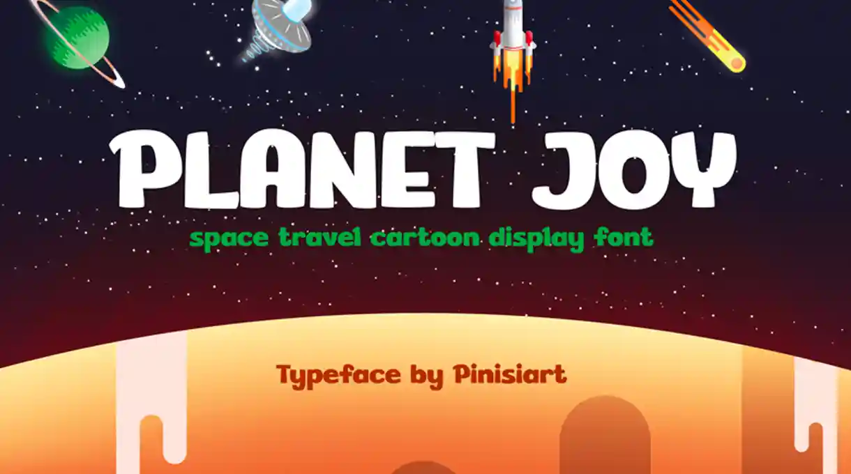 The New Free Download Font Planet Joy Photoshop