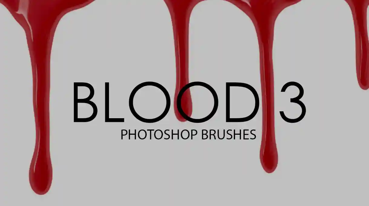 Free Download Brushes Blood Pack Photoshop ABR