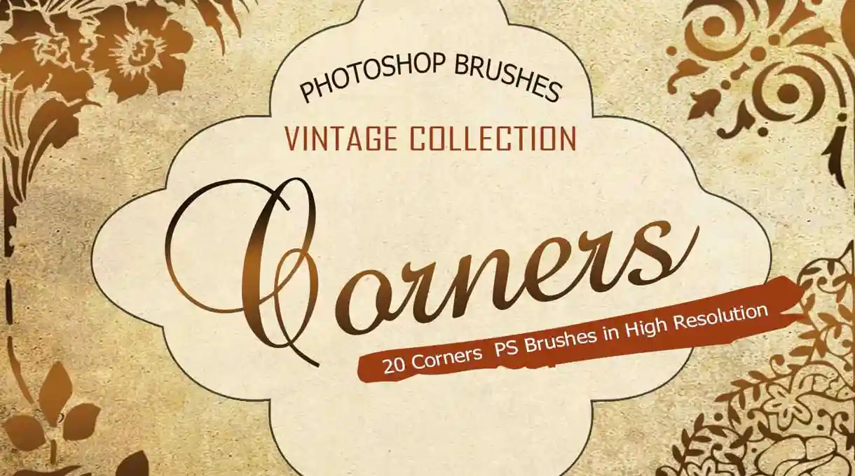 Free Download Brushes Corners Pack Photoshop ABR