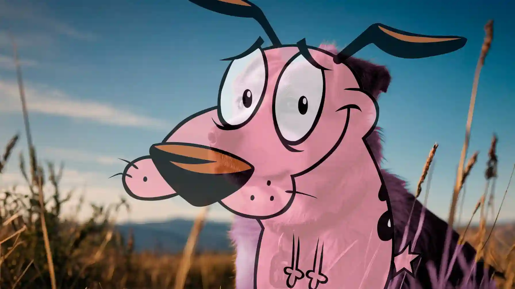 Courage the Cowardly Dog: From Pixelated Protector to Real Life with IA